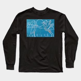 Crane Lovers Long Sleeve T-Shirt